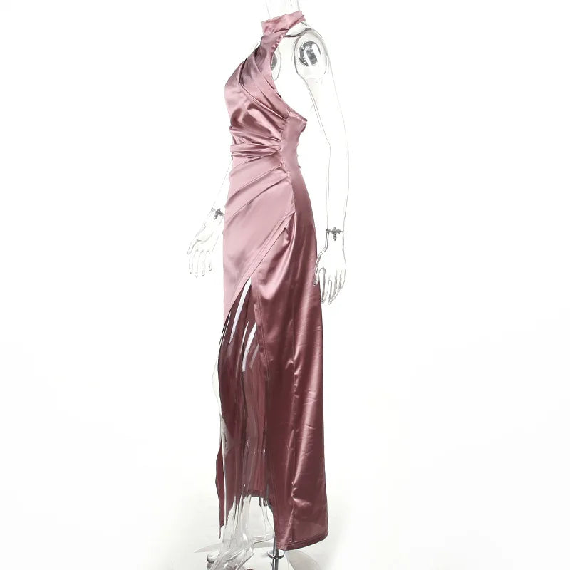 Elegant Halter Backless Bodycon Dress for Evening Events - Image 24