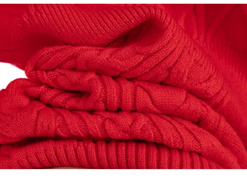 Soft Cozy Wool Knit Mini Dress for Autumn/Winter - Image 20
