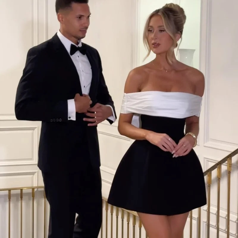 Stylish Strapless Backless Bodycon Mini Dress for Parties - Image 15
