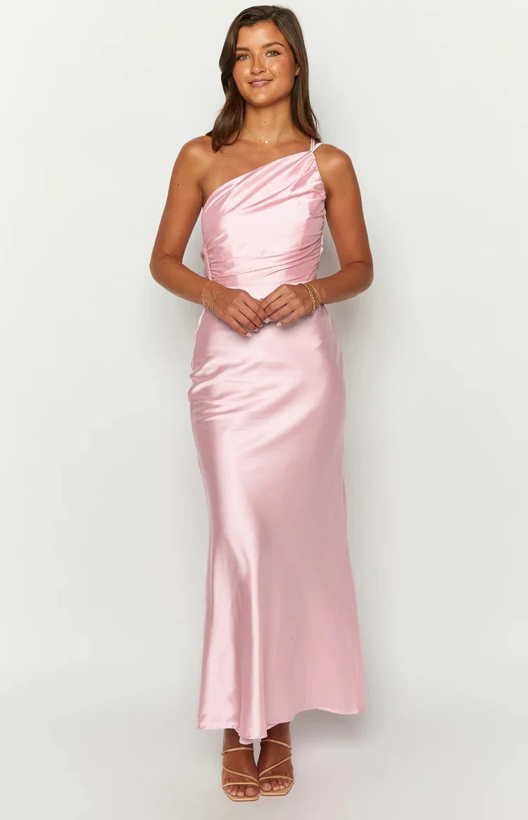 Backless Satin Maxi Dress for Summer Parties - Image 27