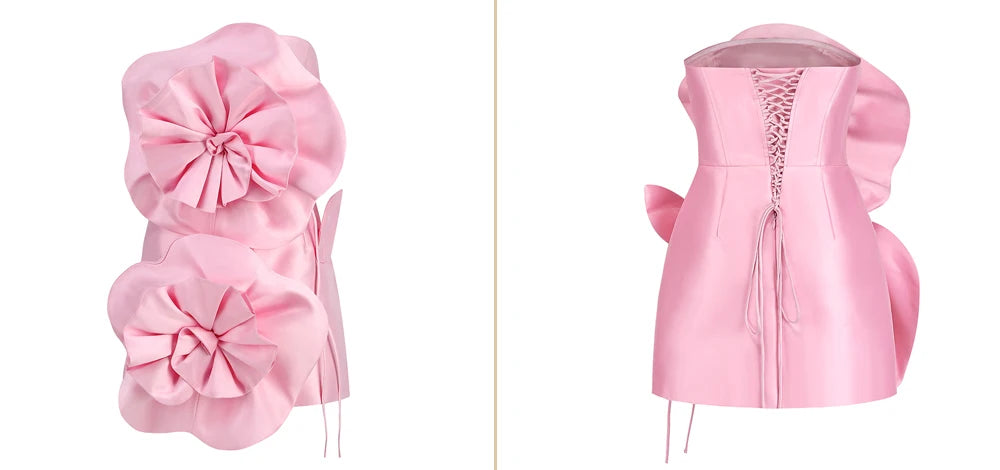 Elegant Floral Back-Tie Dress for Special Occasions - Image 17
