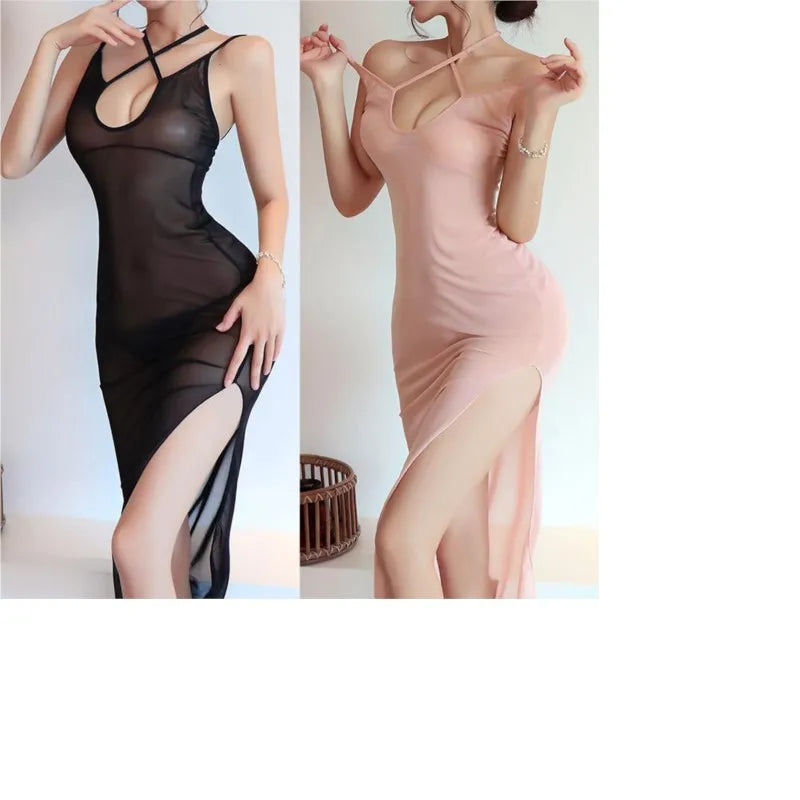 Elegant Long Nightclub Dress for Summer Parties and Cosplay - Image 5