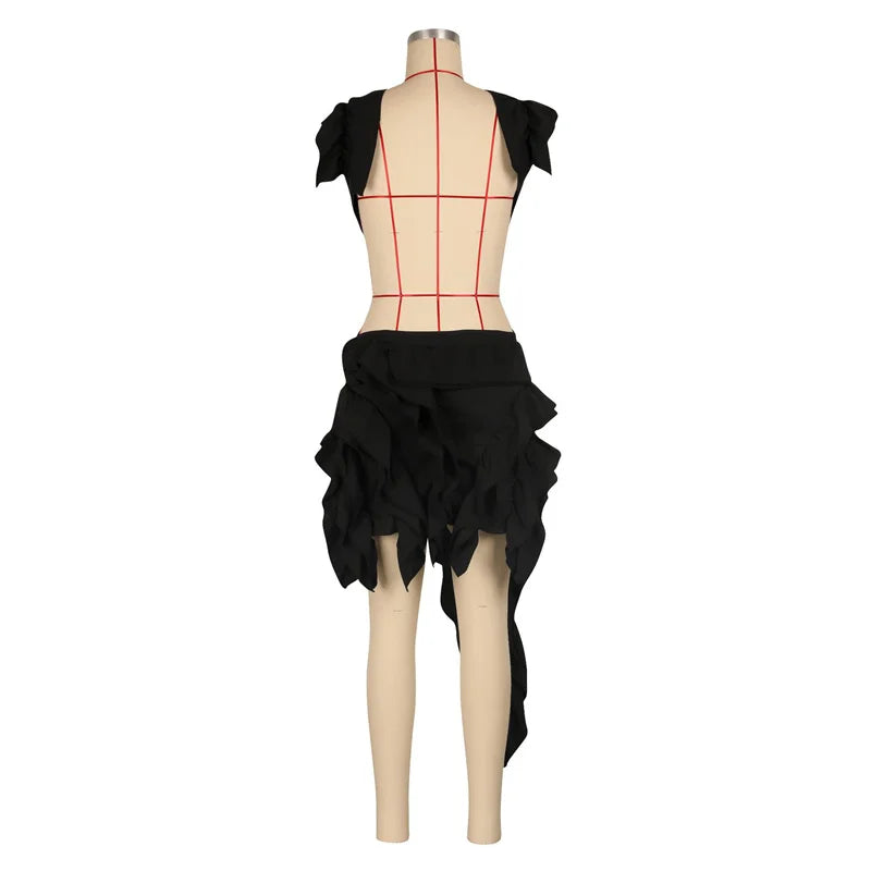 Elegant Off-Shoulder Backless Party Dress for Women - Image 19