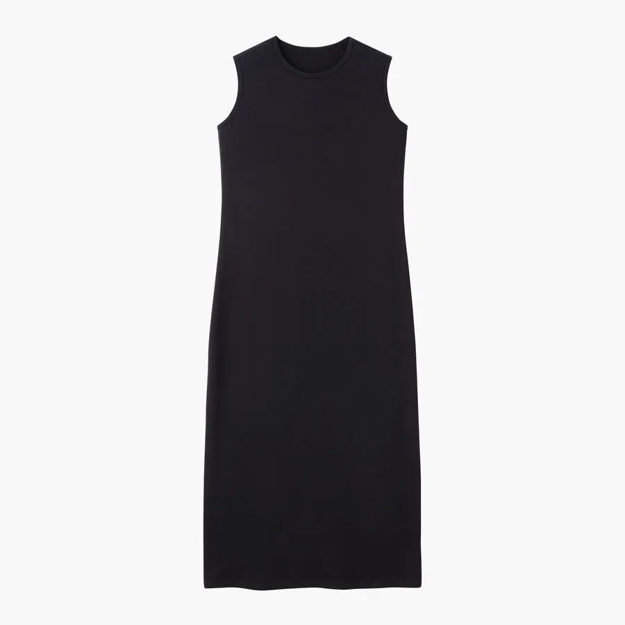 Ankle-Length Maxi Dress with Nature Fiber Ribbing - Image 29