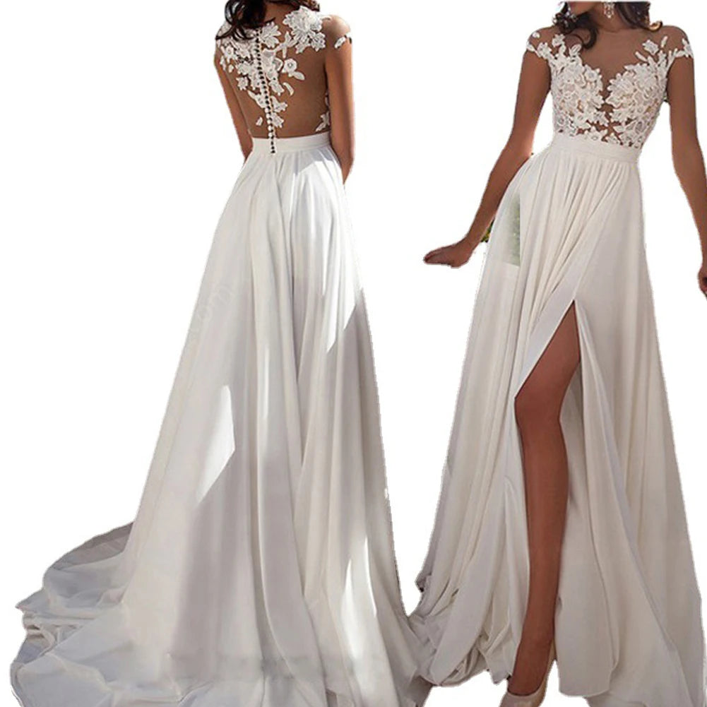 Stylish Sleeveless Chiffon Dress with Stretchy Solid Design - Image 14