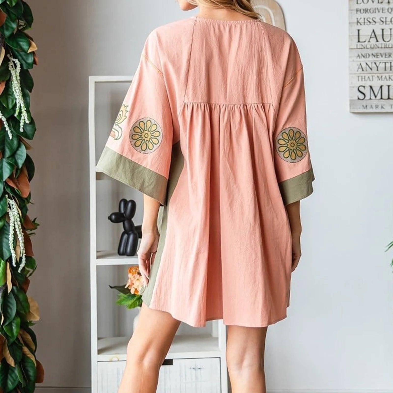 Women's Floral V-Neck Summer Dress - Beach Ready Fit - Image 7