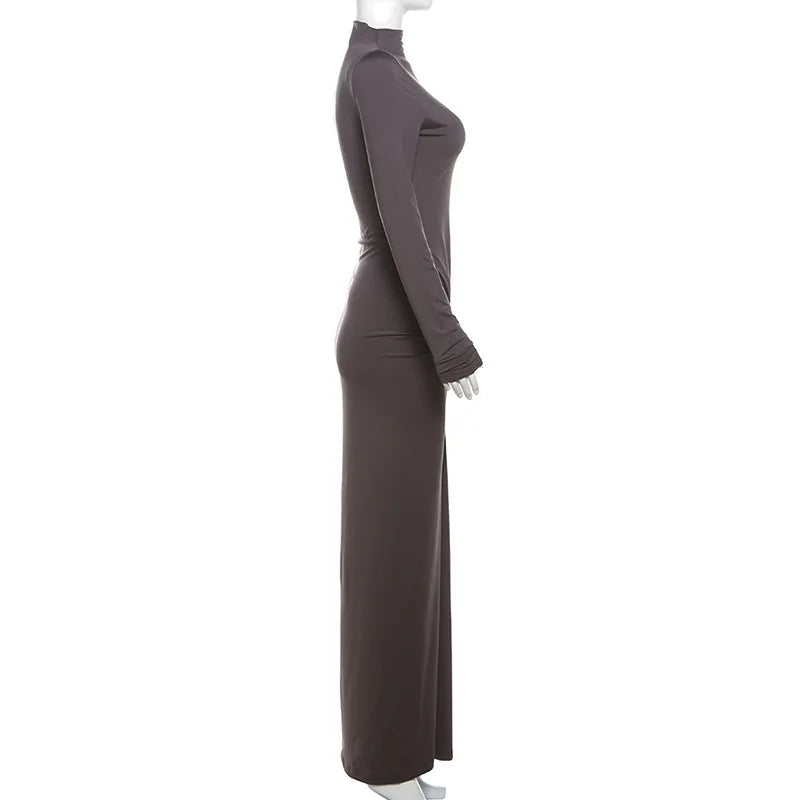 Women's High Waist Pleated Maxi Dress - Summer Style - Image 14