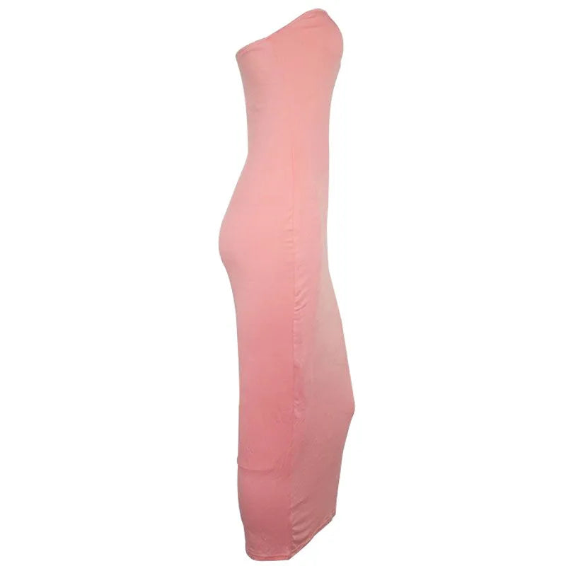 Elegant Plus Size Strapless Bodycon Maxi Dress for Parties - Image 22