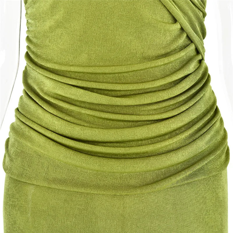 Elegant Halter Backless Maxi Dress for Women - Sleeveless Party Wear - Image 19