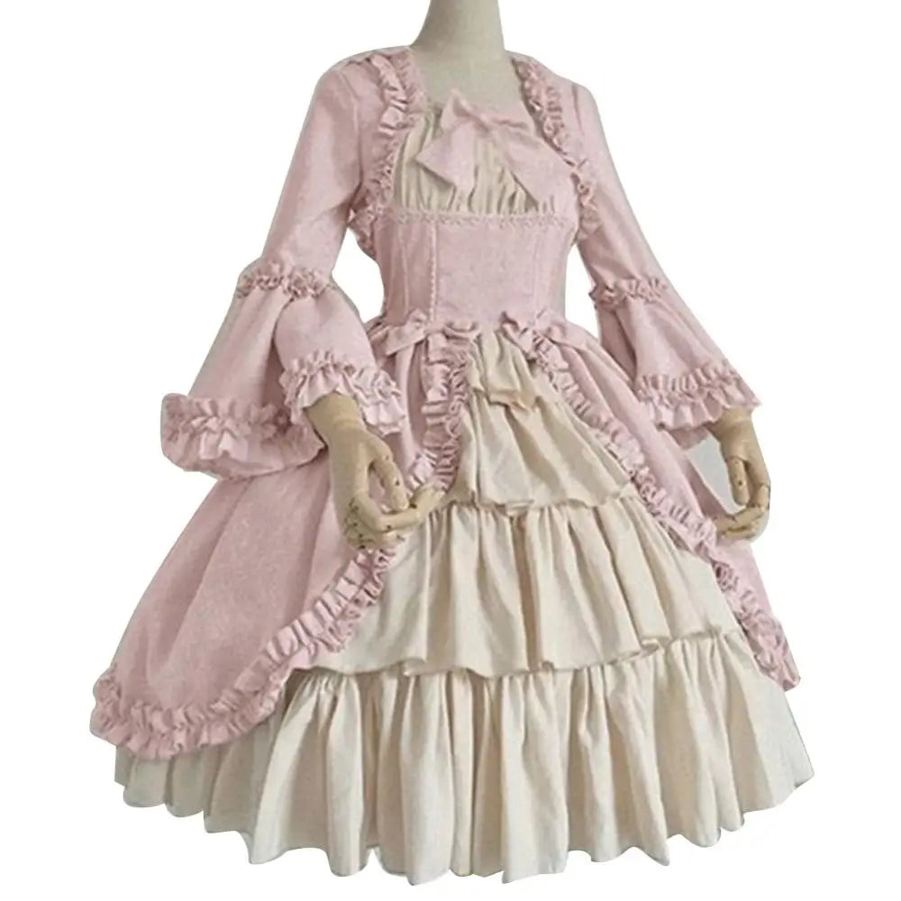 Elegant Retro Gothic Lolita Ball Dress with Bowknot - Image 2