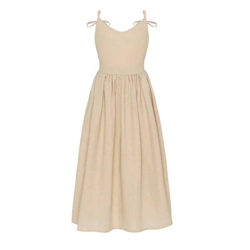 Elegant Backless V-Neck Maxi Dress for Women - Image 12