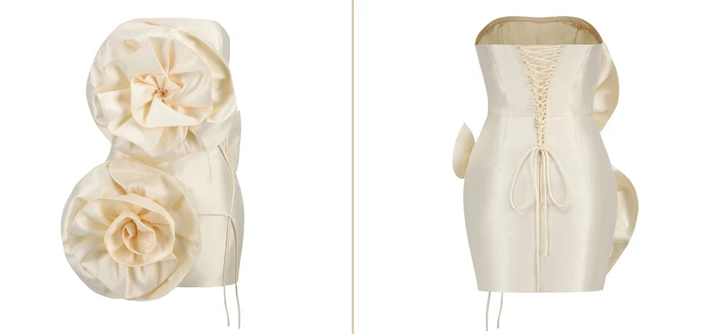 Elegant Floral Back-Tie Dress for Special Occasions - Image 15