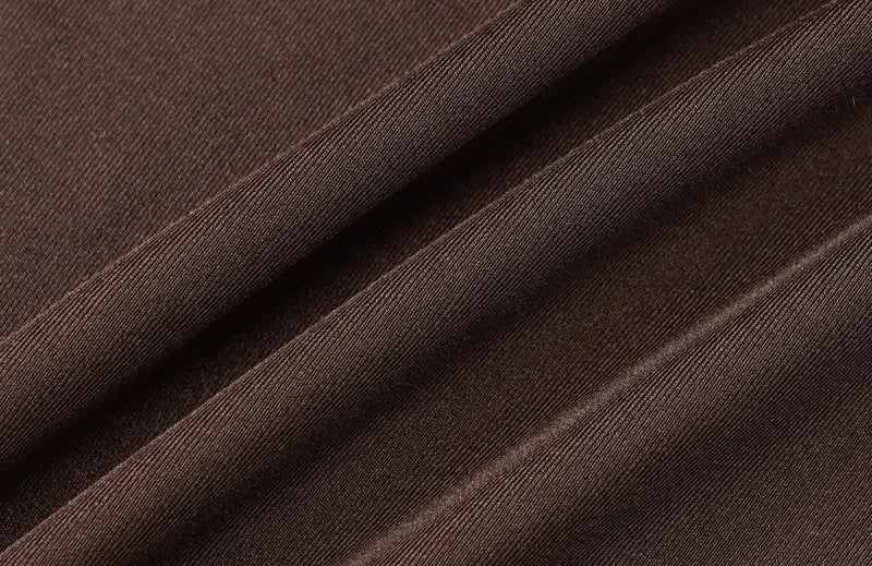Slim Fit Turtleneck Bodycon Dress for Autumn Winter Events - Image 23