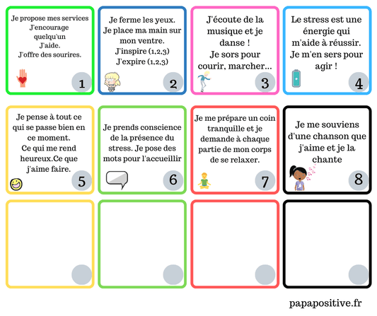 Flash cards émotions – Papapositive