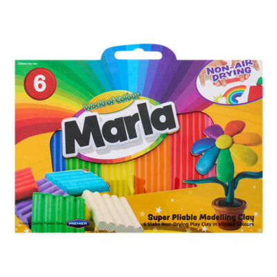 World of Colour Marla Playclay - Pack of 4 – School Stationery