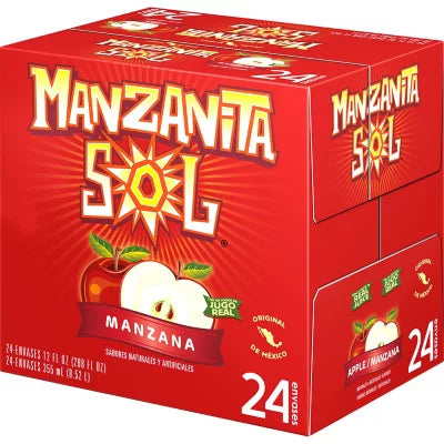 Manzanita Sol/ Soda Apple (12fl,oz-24pk) $.99