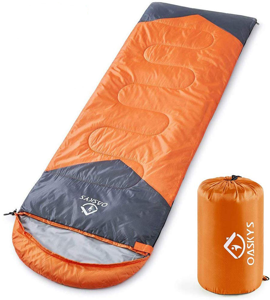 Oaskys Camping Sleeping Bag 3 Season Warm Cool Weather Summer