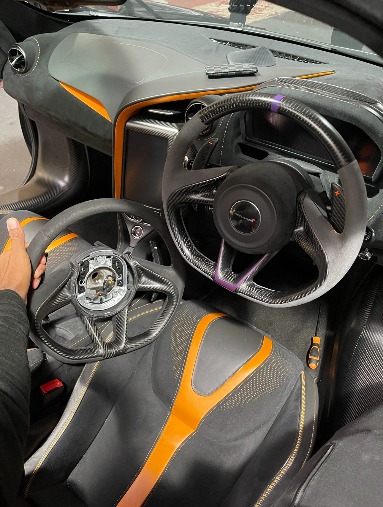 Mclaren 720s Carbon Fibre Steering Wheel
