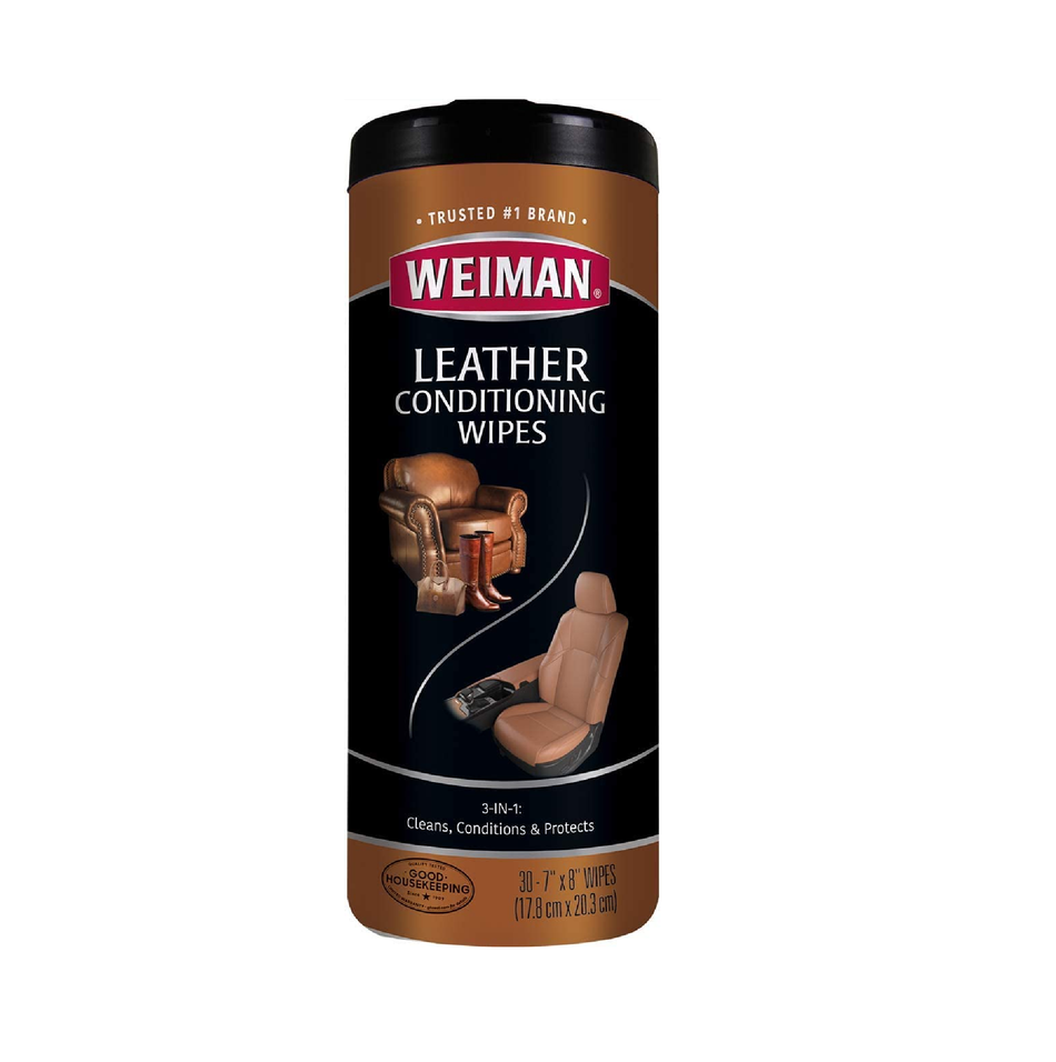 Weiman Leather Cleaner and Conditioner - 16 Ounce - For Car Auto Furniture  Purse and Shoes