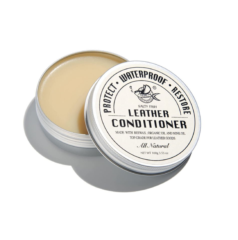 Otter Wax Leather Salve | 2oz | All-Natural Universal Conditioner | Made in  USA