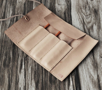 Leather iPhone Wallet Case - Handmade - Black - 408 - Extra Studio