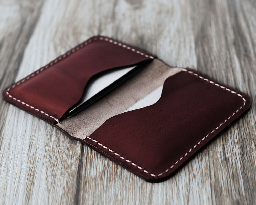 The Dunedin Personalized Leather Card Holder