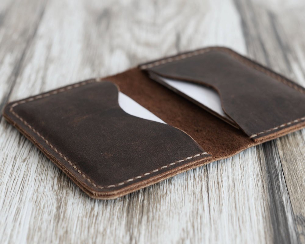 Business Card Holder / Wallet Bootlegger Brown