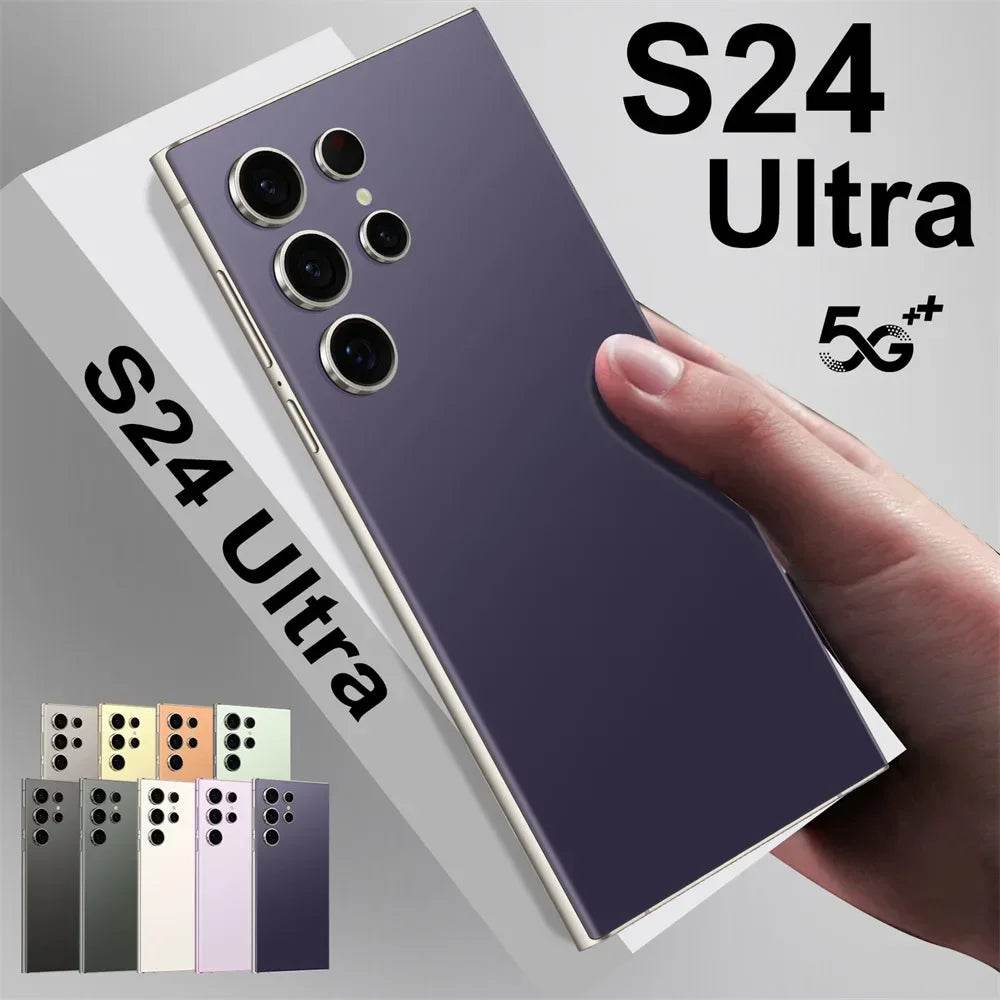 S24 Ultra 7.3HD Global Version Mobile Phones Original Smartphone 5G Dual SIM Android 14 Cell Phone 7800mAh 108MP Cellphones