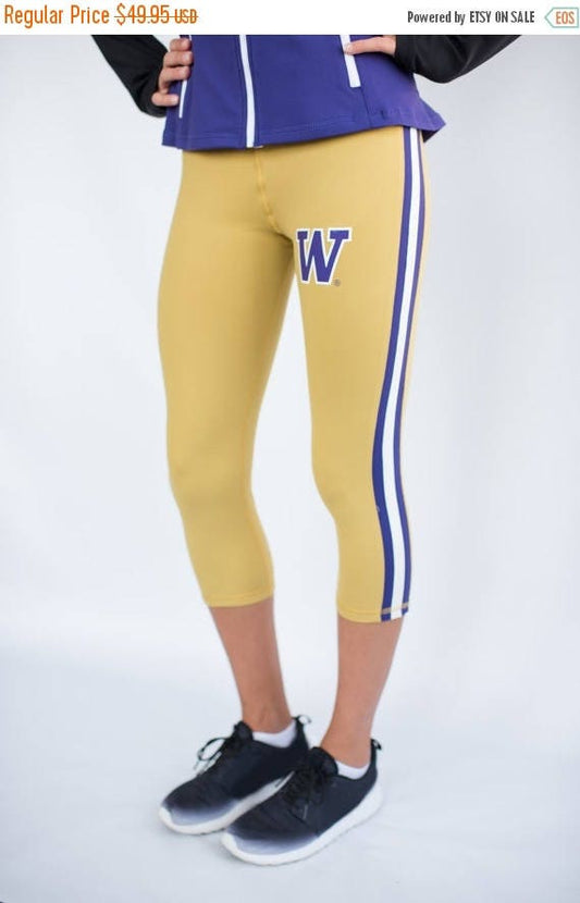 FOCO Washington Huskies NCAA Womens Solid Big Wordmark Leggings