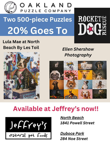 20% of puzzle purchases at Jeffrey's Natural Pet Foods will go to Rocket Dog Rescue through the end of the year