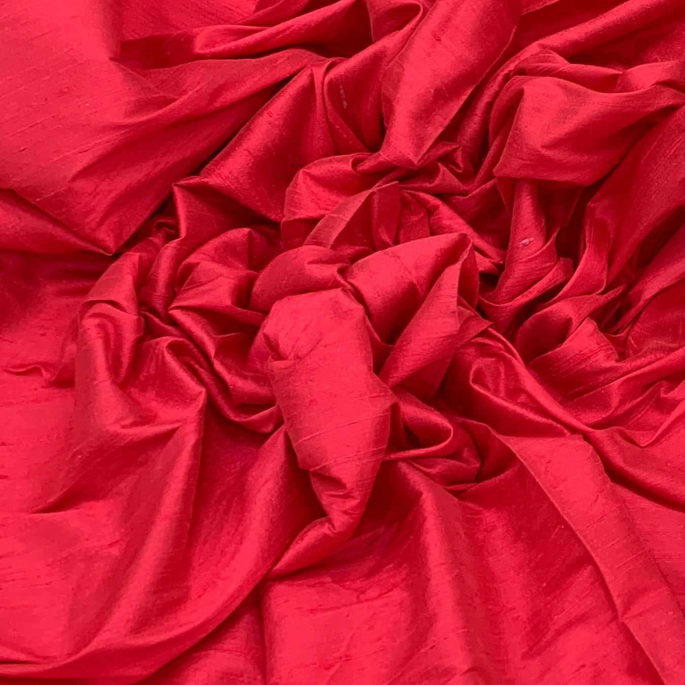 Red Silk Fabric 