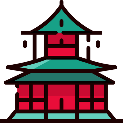 Icono palacio japones