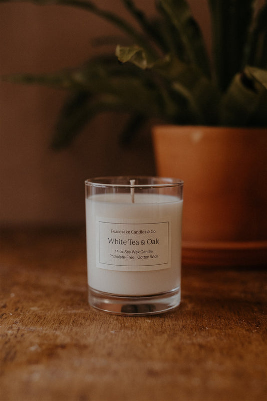 TEAKWOOD + LAVENDER – White Squirrels Candle Company