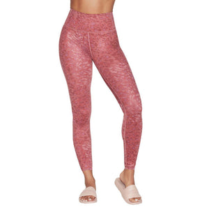 UNDER ARMOUR Womens XL Leggings Crop Printed Running GRAY PINK Heat Gear  1291277