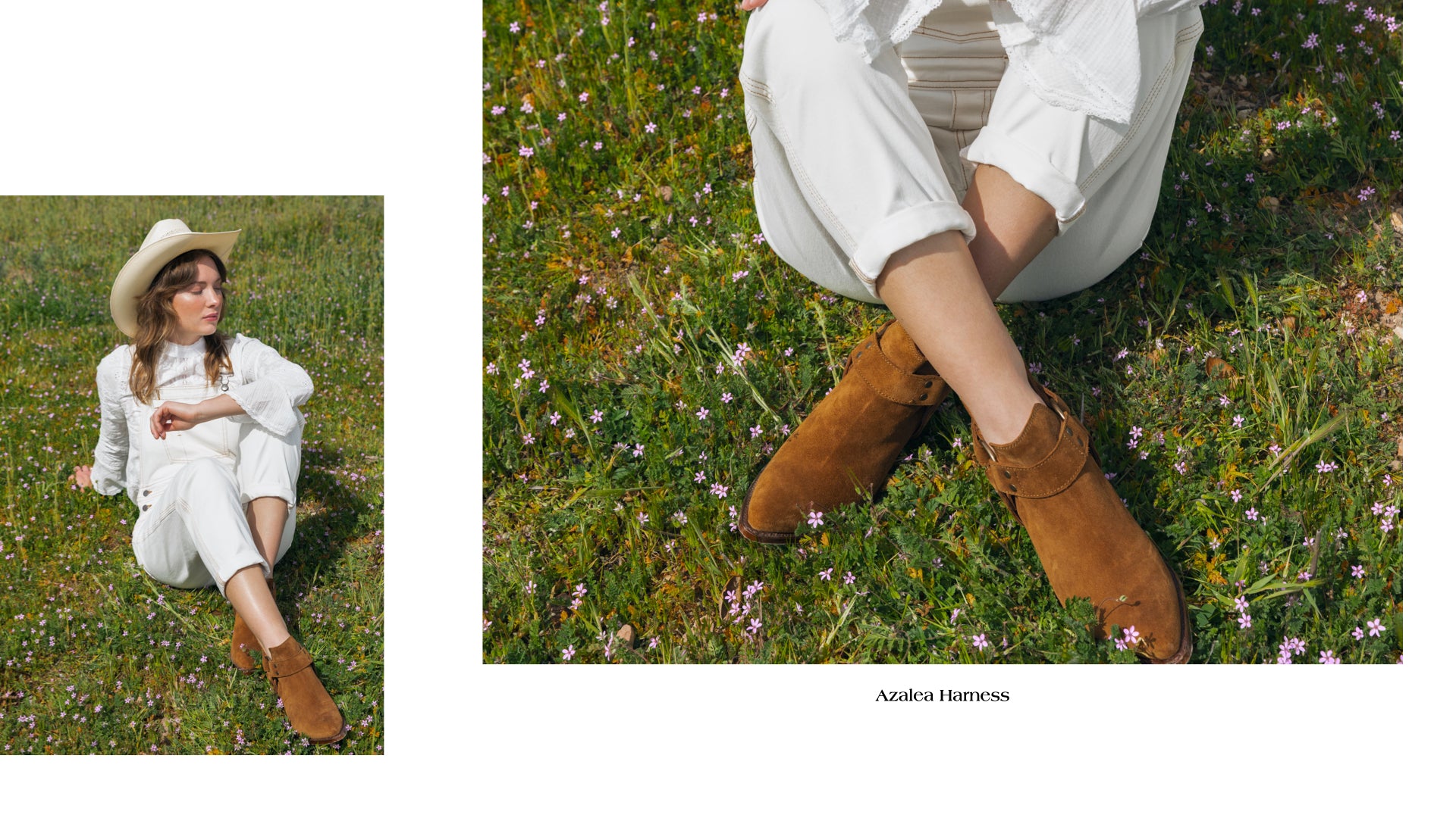 Ranch Road Boots-Women's Boots-Spring-Summer-2020-Azalea Harness-Suede-Brown-Moto-Booties