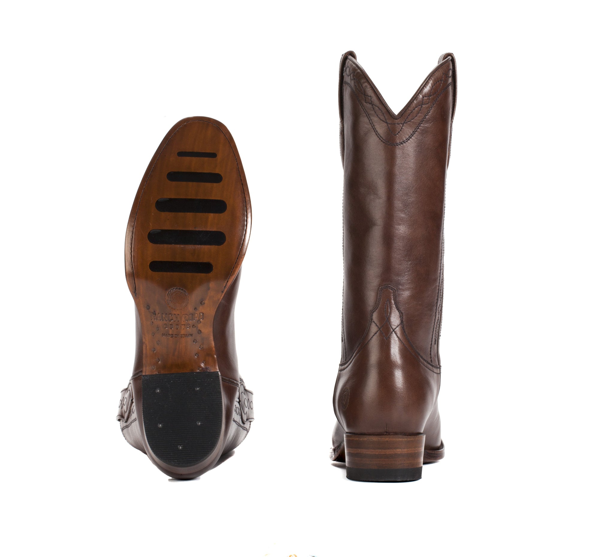 Mens Capistrano Handmade Brown Cowboy 