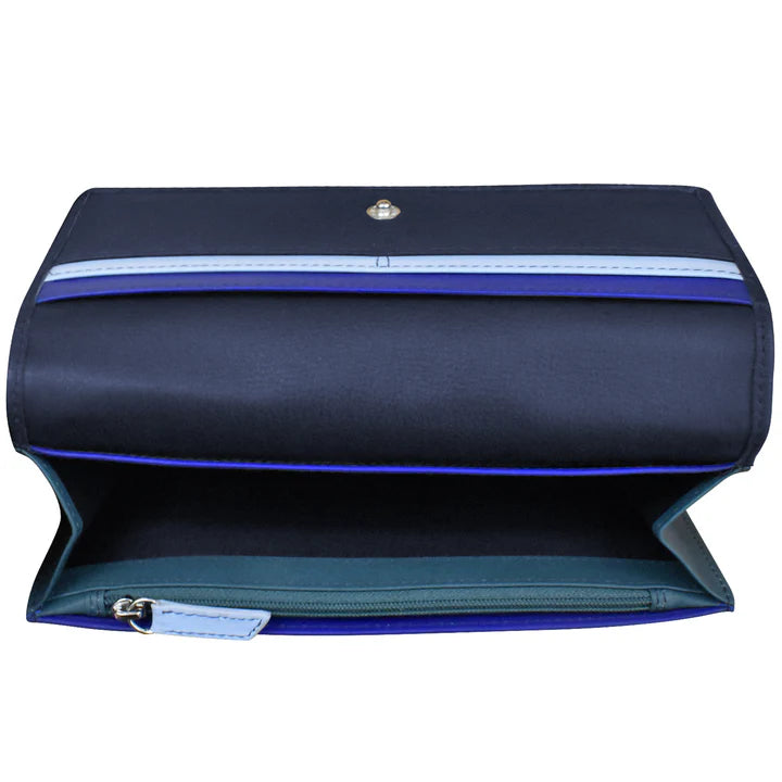 ILI New York Rosemary Wallet - Denim Multi - Image 5