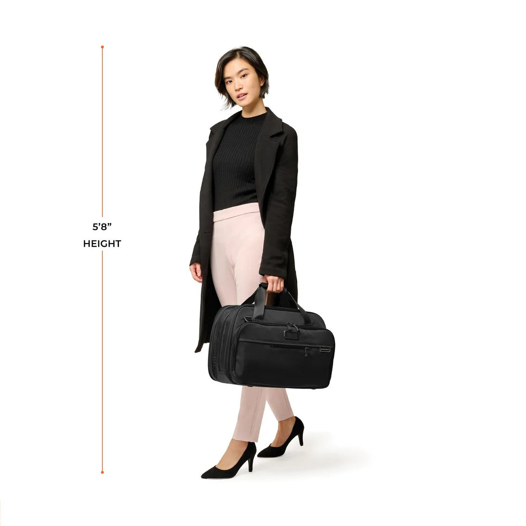 Briggs & Riley Baseline Expandable Cabin Bag - Black - Image 15