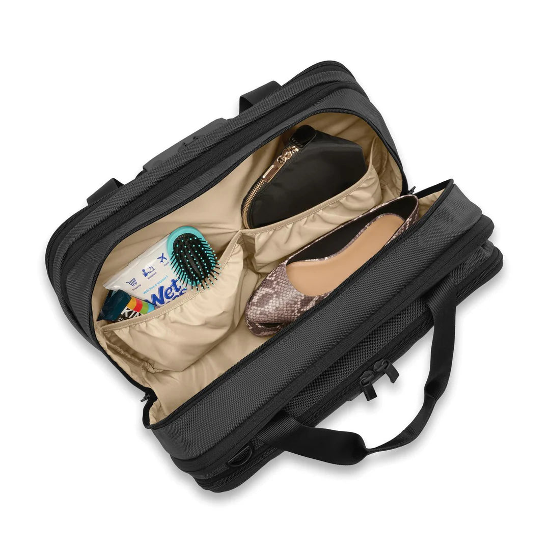 Briggs & Riley Baseline Expandable Cabin Bag - Black - Image 6