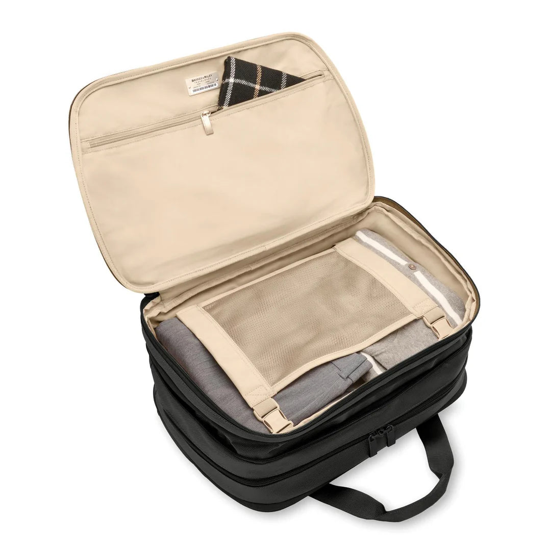 Briggs & Riley Baseline Expandable Cabin Bag - Black - Image 7
