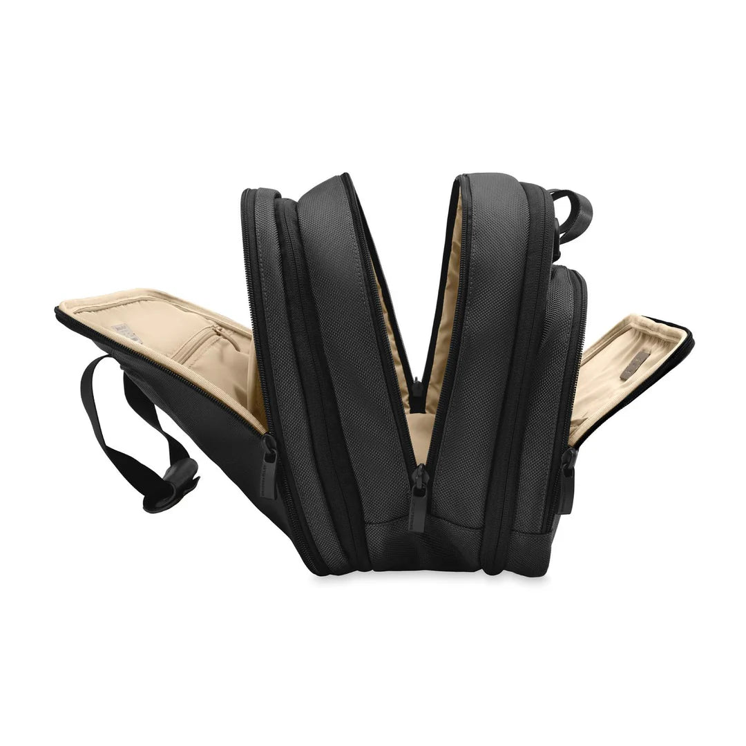 Briggs & Riley Baseline Expandable Cabin Bag - Black - Image 10