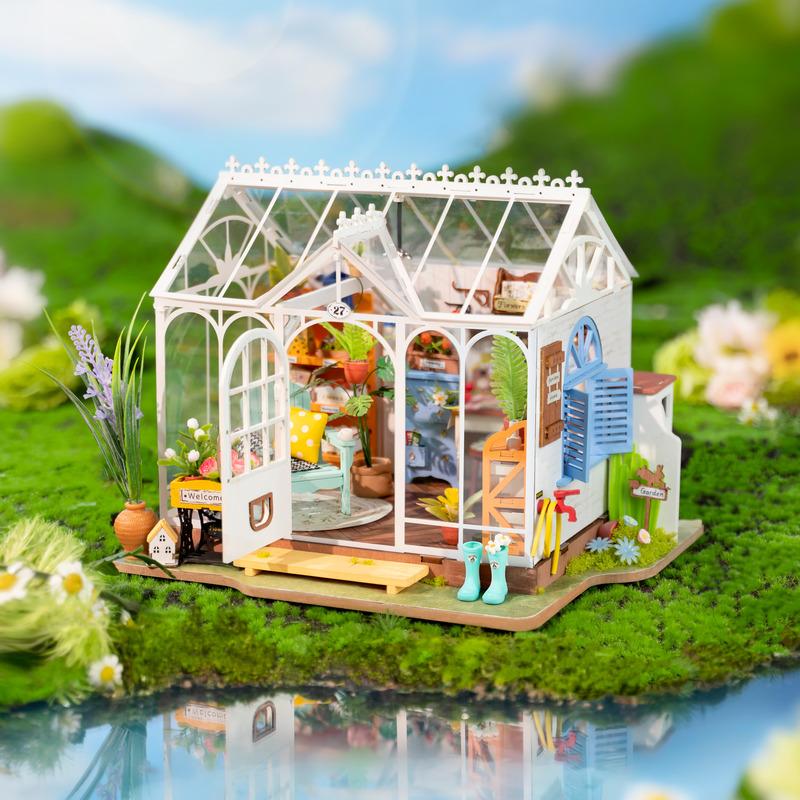 Dollhouse Miniature Green Cafetière Électrique avec Tasse de Café