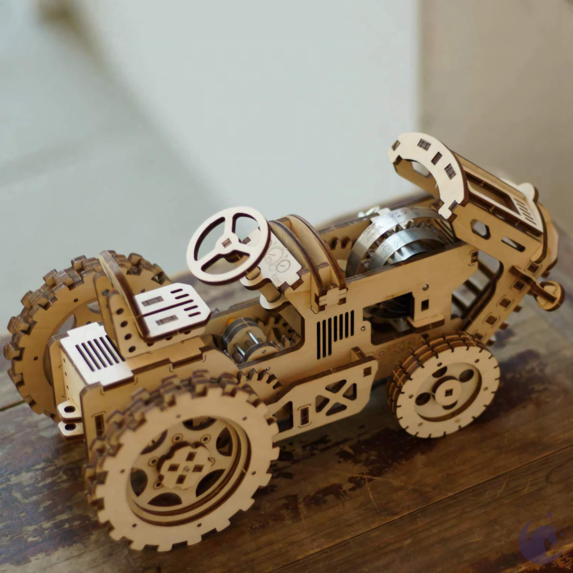 Universal - DIY 3D Bois Puzzle Modèle Kit de construction Modèle mécanique  Robot coloré Jouet et boîte à musique Expédition directe