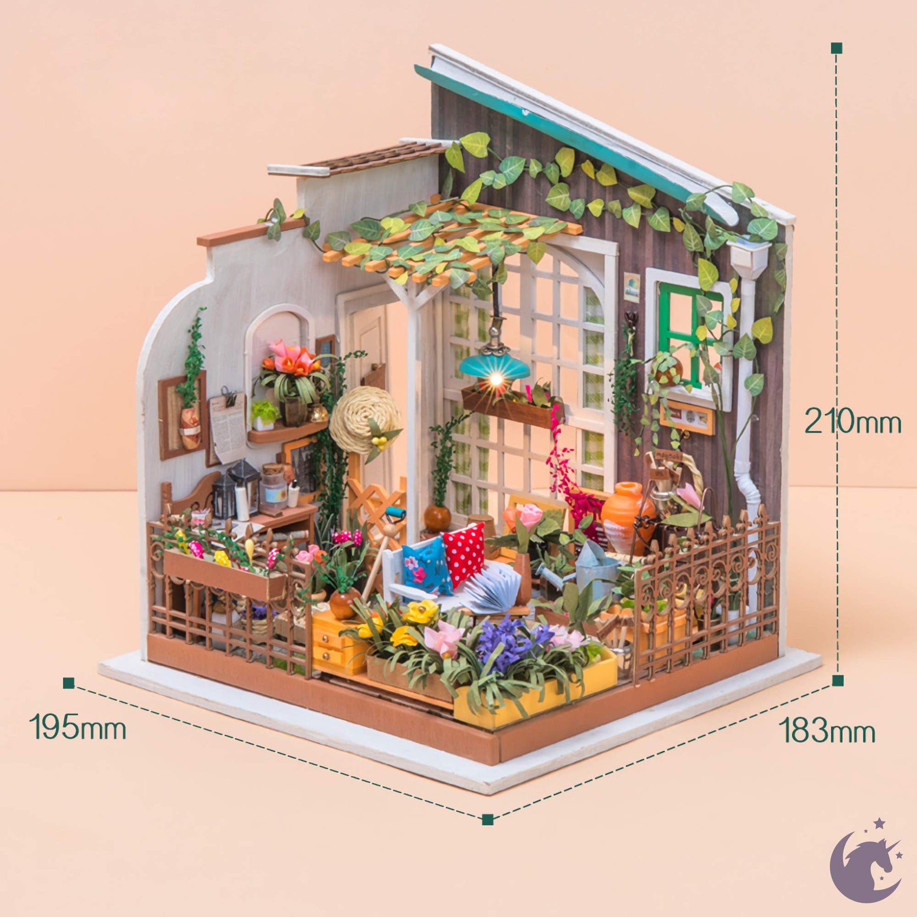 diy miniature house miller's garden