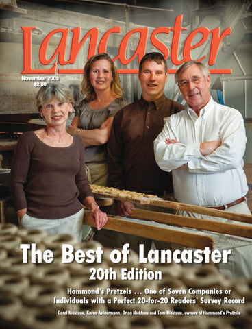 Lancaster Magazine November 2009 Cover