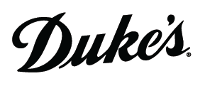 Duke's Mayo Logo Black letters on White background