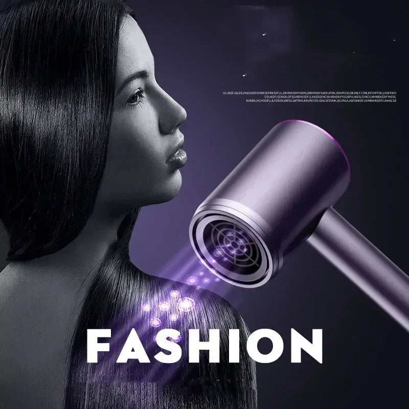 2024 Hair Dryer Professional Salon Colorful Portable Electric negative Ion Professional One Step Brush Blow Hair Dryer - ACHETE LTD