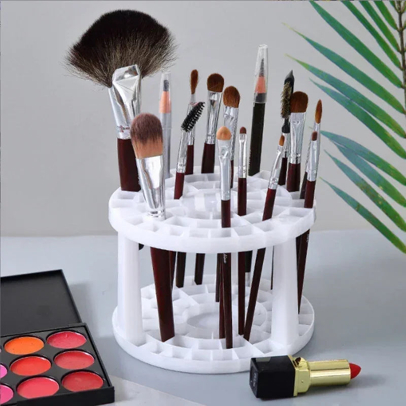Lattices Cosmetic Make-up Brush Storage Box Multifunction Large-Capacity Table Organizer Make Up Tools Pen Storage Holder - ACHETE LTD