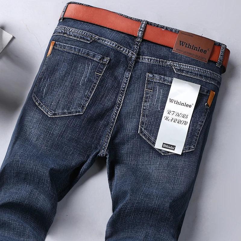 Men's Classic Jeans Jean Homme Pantalones Hombre Men Spijkerbroek Mannen Soft Black Biker Masculino Denim Overalls Men's Pants - ACHETE LTD