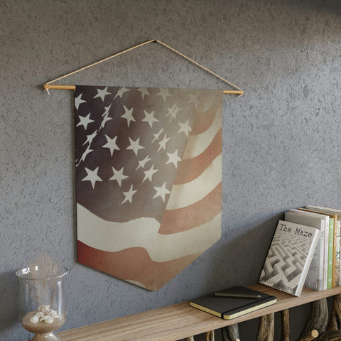 American flag patriotic pennant